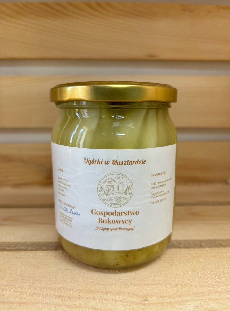 Ogórki w musztardzie